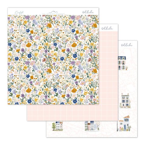 Bloc de 24 papeles 12"x12" OHLALA